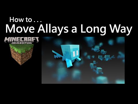 How To Move Allays a Long Way Minecraft Java