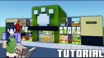 Minecraft Tutorial: How To Make A Pet Store "2022 City Tutorial"
