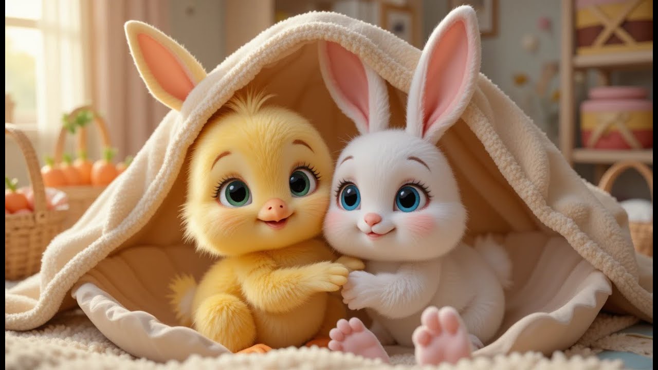 🐥🐇 Chicky & Bunny Best Friends Song | Cute Baby Rhyme for Kids | Nursery Rhymes & Songs