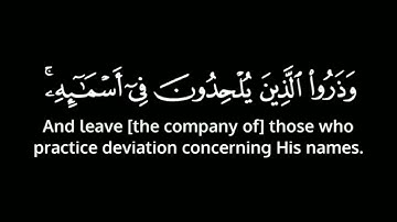 آية من سورة الأعراف القارئ ياسر الدوسري تلاوة هادئه كروما شاشة سوداء بدون حقوق جاهزة للمونتاج
