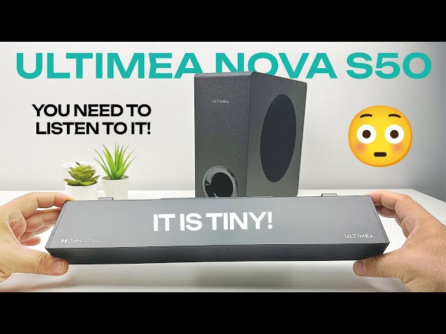 ULTIMEA NOVA S50 Soundbar Review: Virtual Dolby Atmos, 2.1