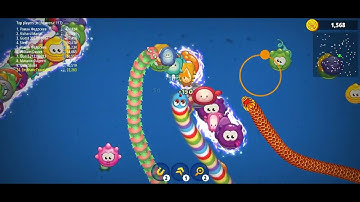Part- 11 Worms Zone .Io Hungry Snake game play video