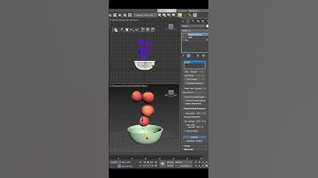 3ds max : Creating realistic physics simulations in 60 seconds using MassFX#shorts