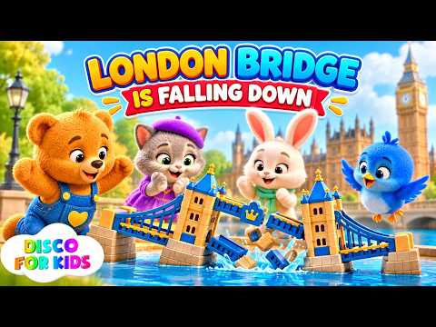 London Bridge Is Falling Down - Nursery Rhymes & Kids Songs | Disco For Kids