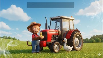 Monkey Farmer Helps Lost Duckling 🐒🦆 | Heartwarming Farm Rescue Story | The Monkey Helper