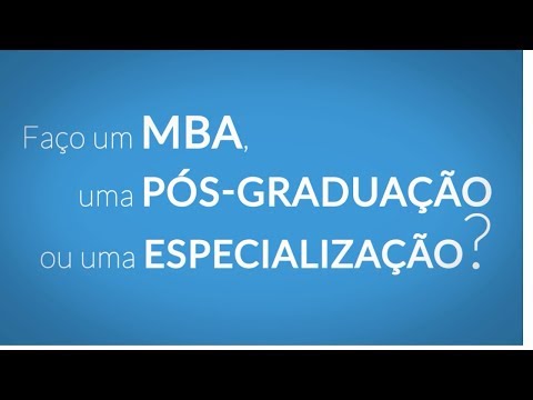 Vídeo: Diferença Entre MBA E MBA Executivo