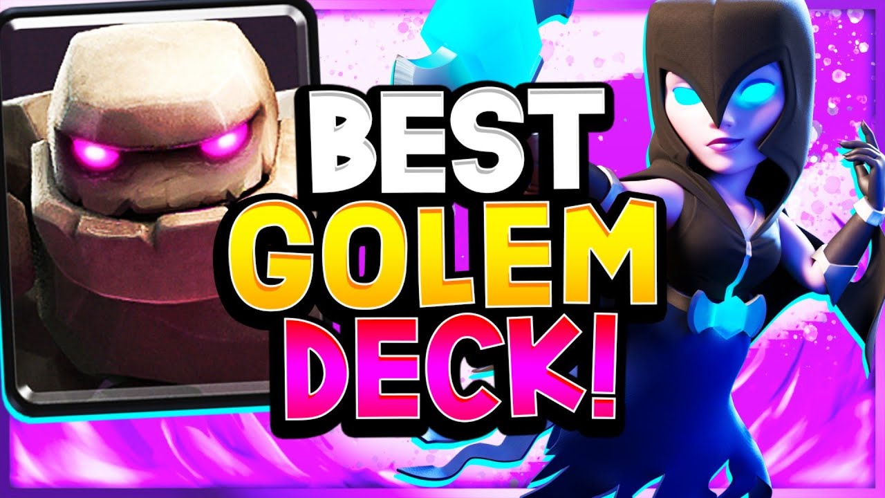 Clash Royale - The BEST Golem Deck! 