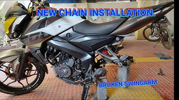 Chain installation bajaj Rs 200/Ns 200.
