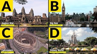 ABC World Monuments and Landmarks  Learn Alphabet with Landmarks and Monuments