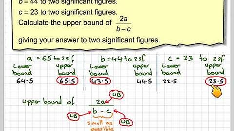 The upper bound of a division by a subtraction