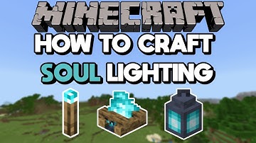 How To Craft Soul Lighting (Torches, Campfires, Lanterns) | Minecraft 1.16
