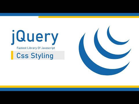 06- Css Styling In jQuery -  jQuery Full Course