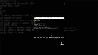 Guess My Number DOSBox Programming Game from GW-Basic