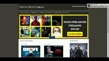 Digital Movie Library | PHP and MySQL Project Source Code | PHP MySQL CRUD Project