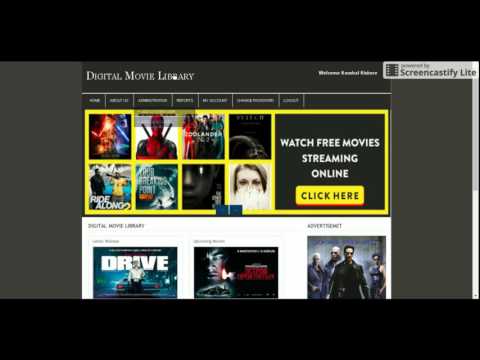 Digital Movie Library | PHP and MySQL Project Source Code | PHP MySQL CRUD Project