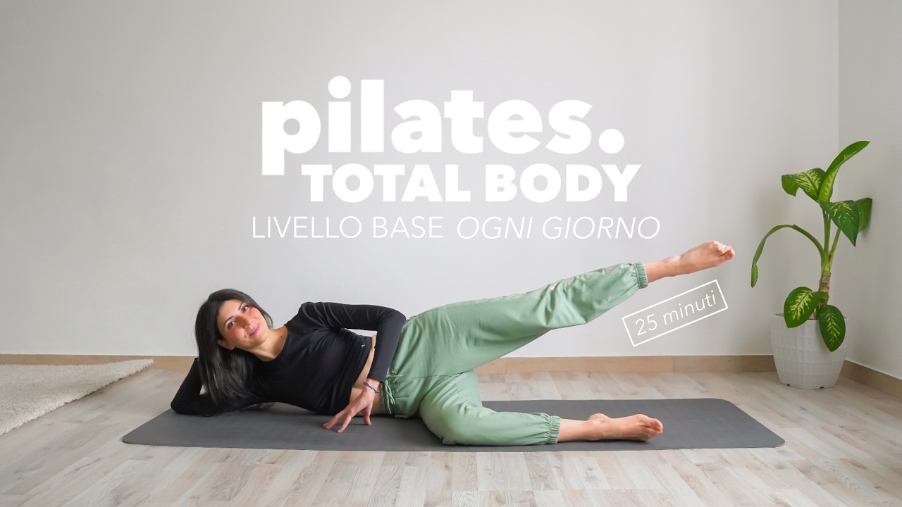 25Min Total Body PILATES | Lezione di Pilates a casa Tonificante completa