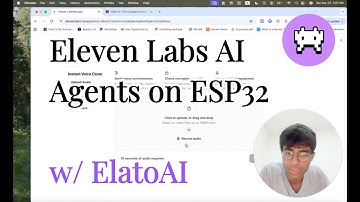 Build Conversational AI Voice Clones with ElevenLabs on ESP32 Arduino | Elato