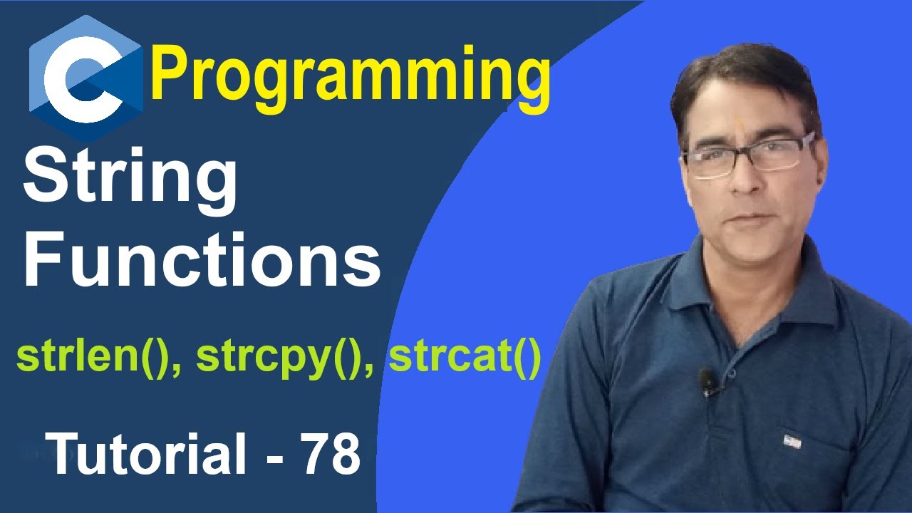 String Functions in C Program | Built-in strlen(), strcpy(), strcat ...