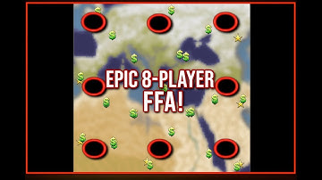 MEDITERRANEAN 8-PLAYER FFA - NEW GENERALS ONLINE 60hz