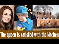 Happy!!! The Queen is extremely pleased with Kate and William&#39;s refurbishment of their kitchen