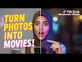 HOLLYWOOD LOOK IN 1 TAP?! - How to Turn Photos Cinematic Using TikTok