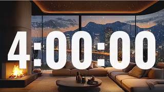 Your 4 Hours Timer⏱️🌌 (No Music - No Alarm)