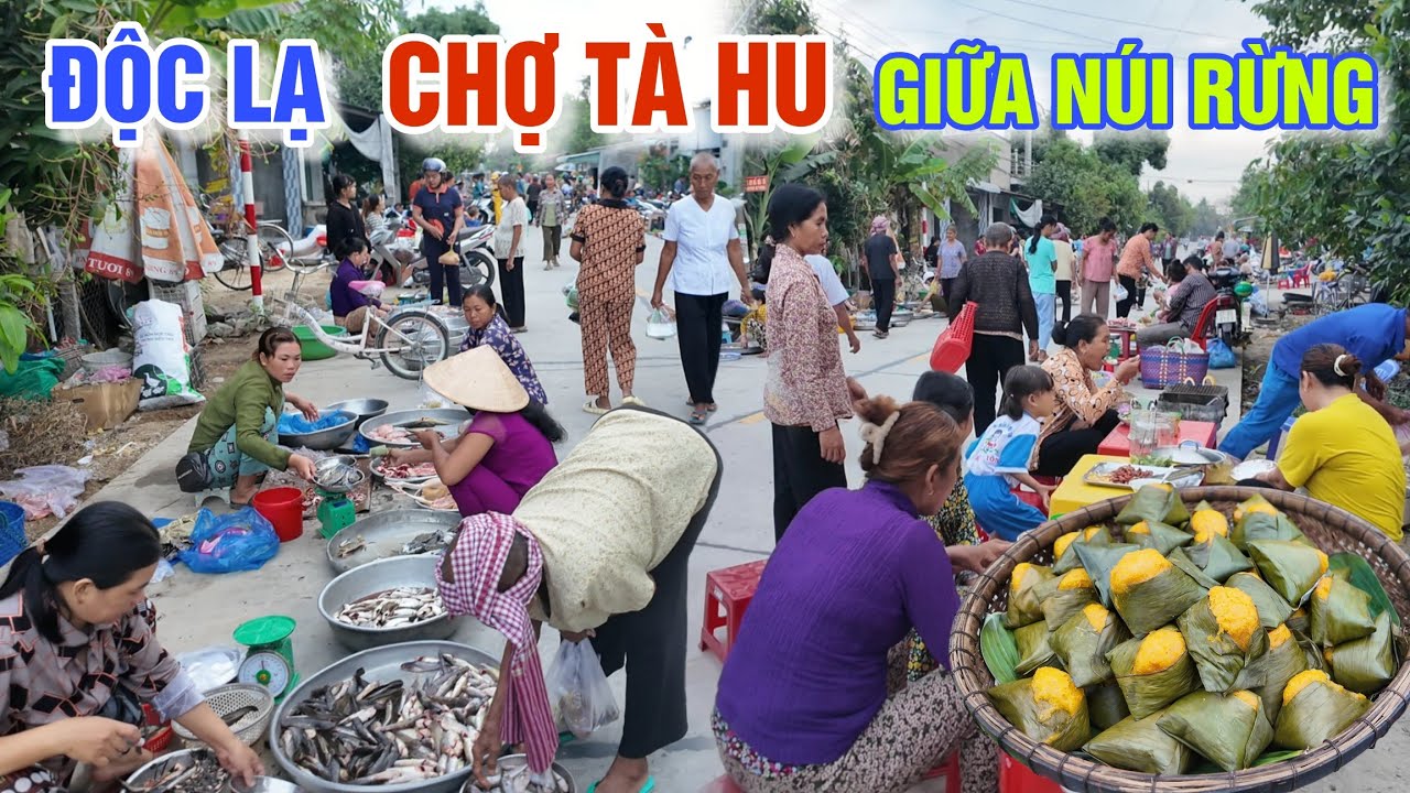 ĐỘC ĐÁO CUỘC SỐNG GIỮA NÚI RỪNG CỦA NGƯỜI KHMER Ở CHỢ TÀ HU