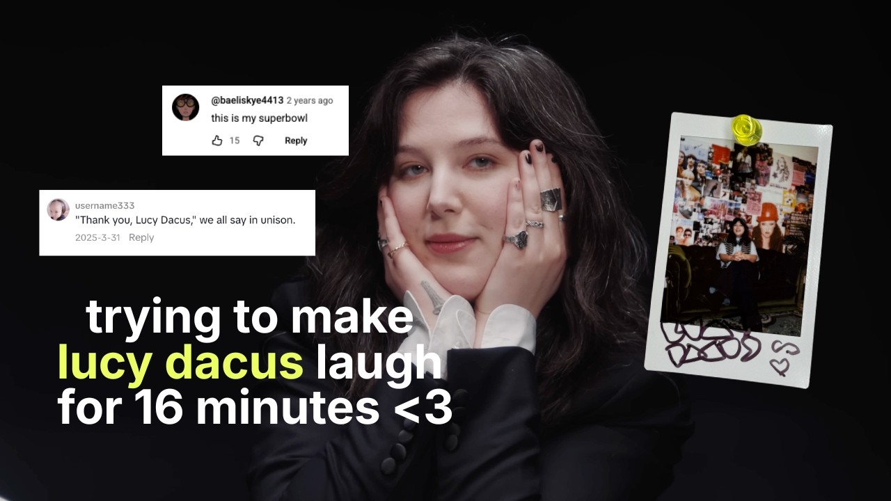 reminding lucy dacus that she's brave and honest