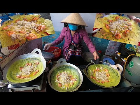 bánh xèo ở đâu ngon tphcm 2022 Quán Bánh Xèo Miền Tây núp hẻm 35k 50k Đầy ắp Tôm Thịt Siêu Ngon Ròn Rụm Béo Ngậy ở Sài Gòn