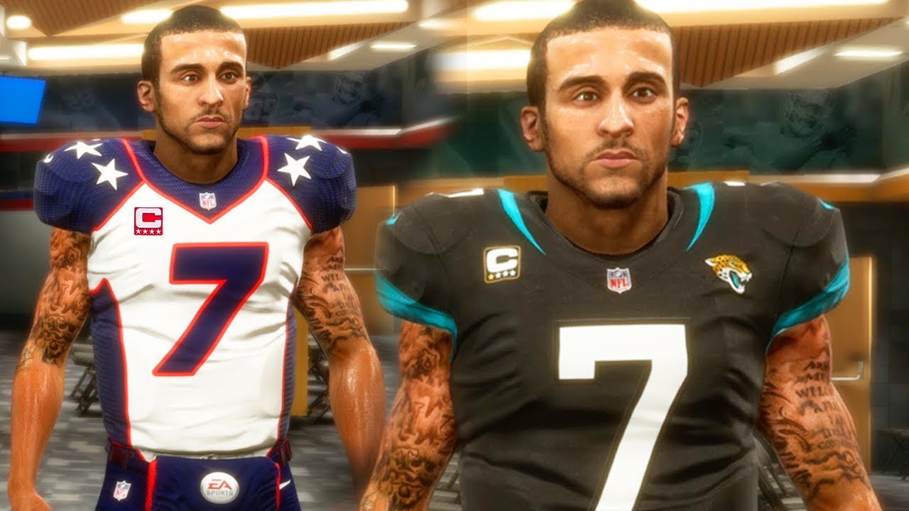 MADDEN 19 FRANCHISE MODE - COLIN KAEPERNICK BECOMES CAPTAIN OF JAGUARS!