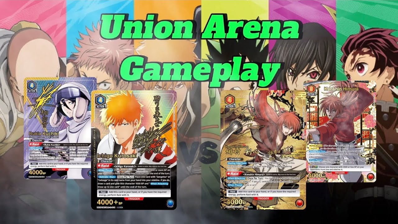 Union Arena (Locals x2) [Bleach Vol 2.5] Blue Ichigo/ Rukia vs [Rurouni Kenshin] Red Kenshin 