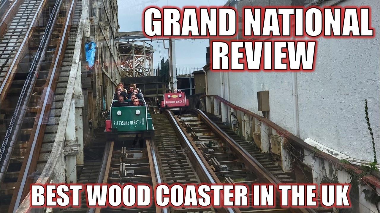 Grand National Review, деревянные горки Blackpool Pleasure Beach Racing | Лучшие деревянные горки...