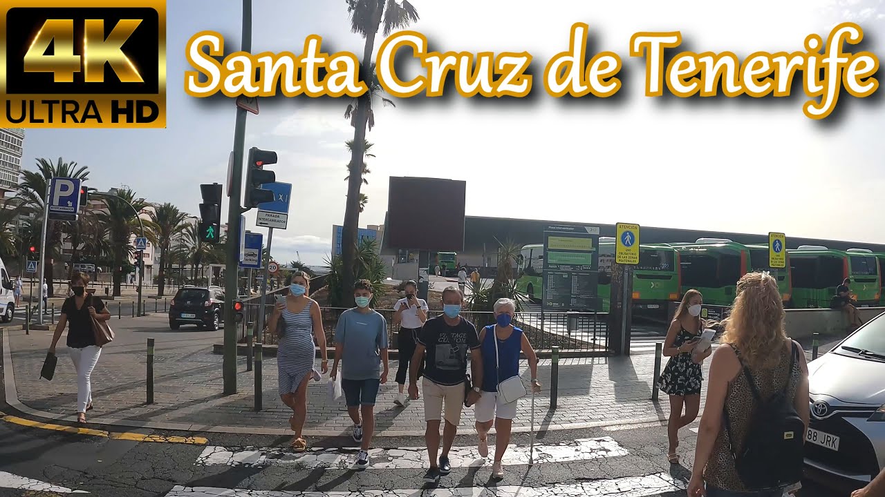 TENERIFE | Avenida Tres de Mayo [Santa Cruz de Tenerife] 🌞 Sep 2021 | Walking Tour [4K]