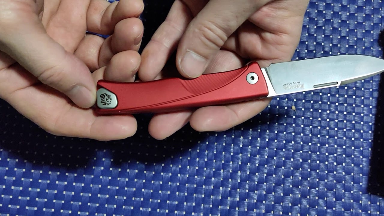 Lion steel thrill.M 390. Integral, sleep joint.