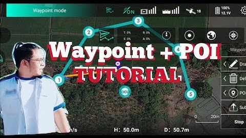Hubsan zino (Waypoint mission+POI Tutorial)
