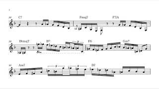 Chad LB - Scrapple from the apple (Transcription)
