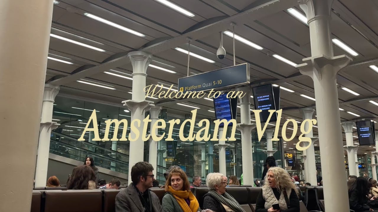 72 Hours in Amsterdam Vlog | Exploring the city, Trying Food and Shopping