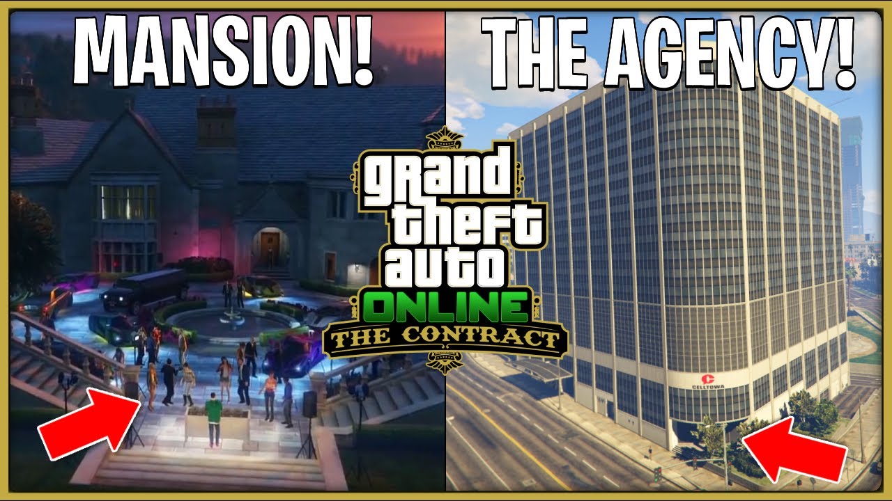 GTA Online The Contract DLC ALL Locations! The Agency, Mansion