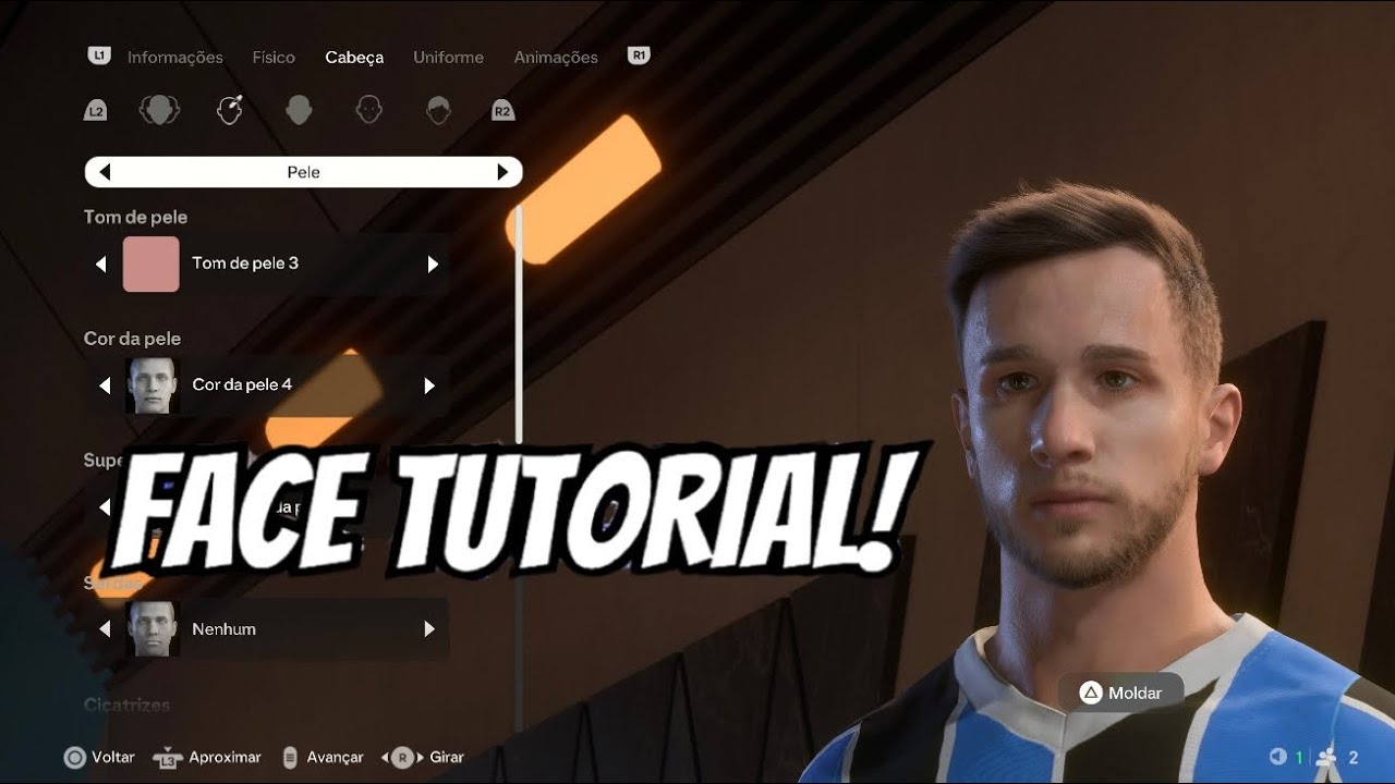 EAFC 25 Como Criar ARTHUR MELO (Face + Stats) Tutorial