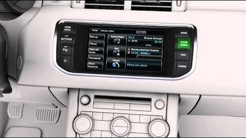 Range Rover Evoque Touch Screen Tutorial