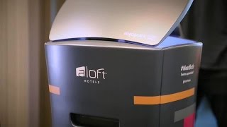 Aloft Hotel's robot butler