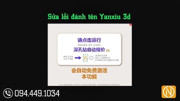 Sửa lỗi đánh tên yanxiu 3d  bản 12.2