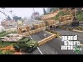 GTA 5 Моды - Военный город выживших в Зомби-Апокалипсисе! - Самая крепкая база!!!