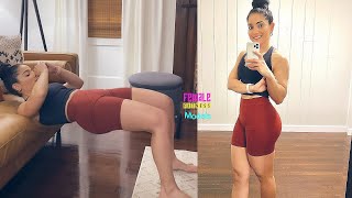 Female Fitness Models - Heidy Espaillat Easy Home Workout