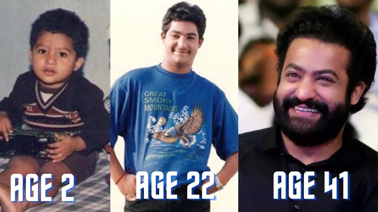 N. T. Rama Rao Jr Age-defying Transformation From Youthful Vigor to ...