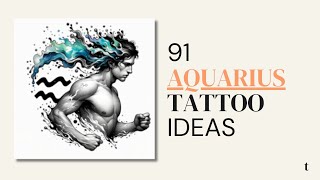91 Aquarius Tattoo Design Ideas