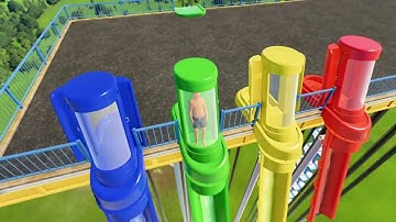 Testing Every Water Slide in Planet Coaster 2: Epic Thrills Await!😱
