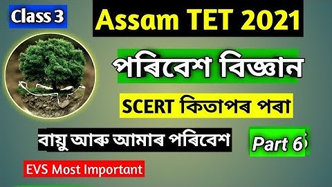 Assam TET 2021 // Environmental Science - EVS // Part 6 By TK Assamese Education