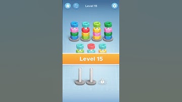 Puzzle Game ASMR Nut Color Level 15. #android #gaming #puzzle #gameplay