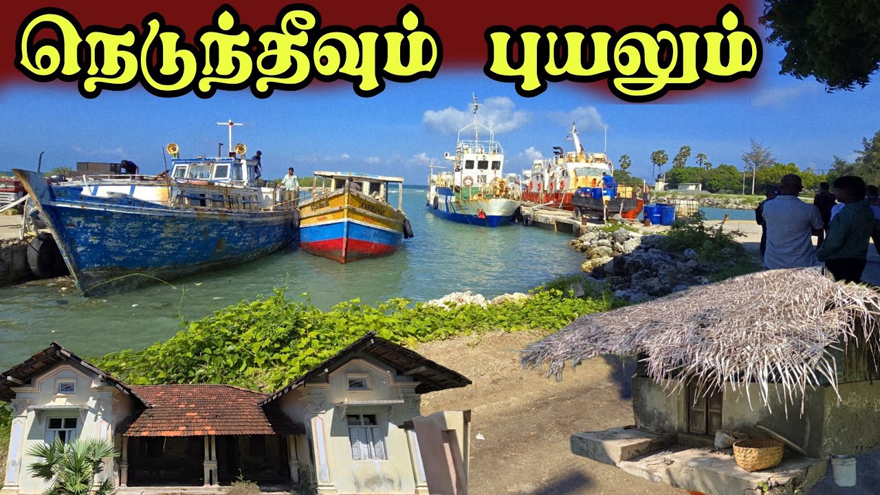 🛑நெடுந்தீவு யாழின் முத்து புயலின் பின் |Delft island number 1 tourist place 